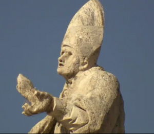 Bishop Statue