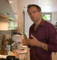 Michael Preparing Breakfast