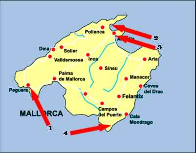 Mallorca Majorca Mediterranean Santa Ponsa Puerta Pollensa Alcudia Cala Ferrera Holiday Destination