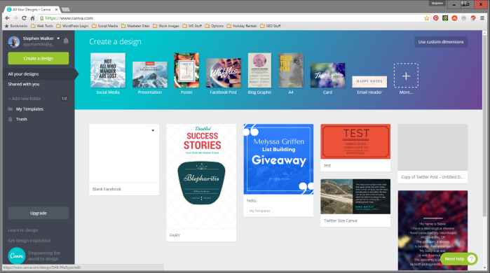 canva awesome graphics killer images engage social media audience on pinterest, facebook, twitter and google plus