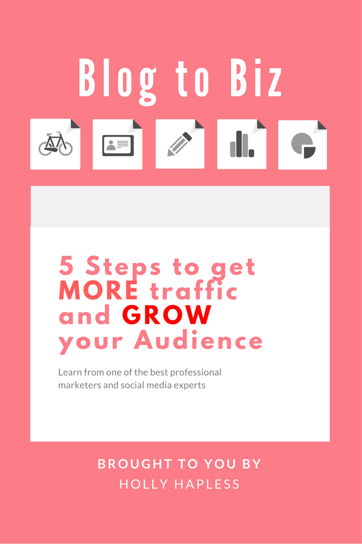 5 Step bootcamp blog to grow your audience and get more traffic