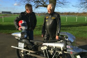 Eric Paterson wiith Andy Kershaw and the SS100