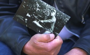 Only known Photograph of TE Lawrence with Brough Superior