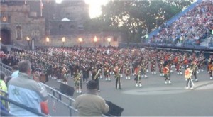 Massed Pipes and Drums Display