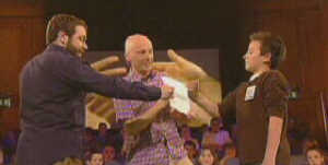 Bob "The Rock" faces Will "The Scissors"