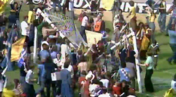 Wembley Goalpost Collapse