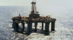 North Sea Oil Platform