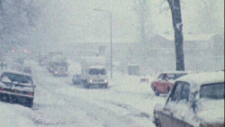 Snow Disrupted Traffic